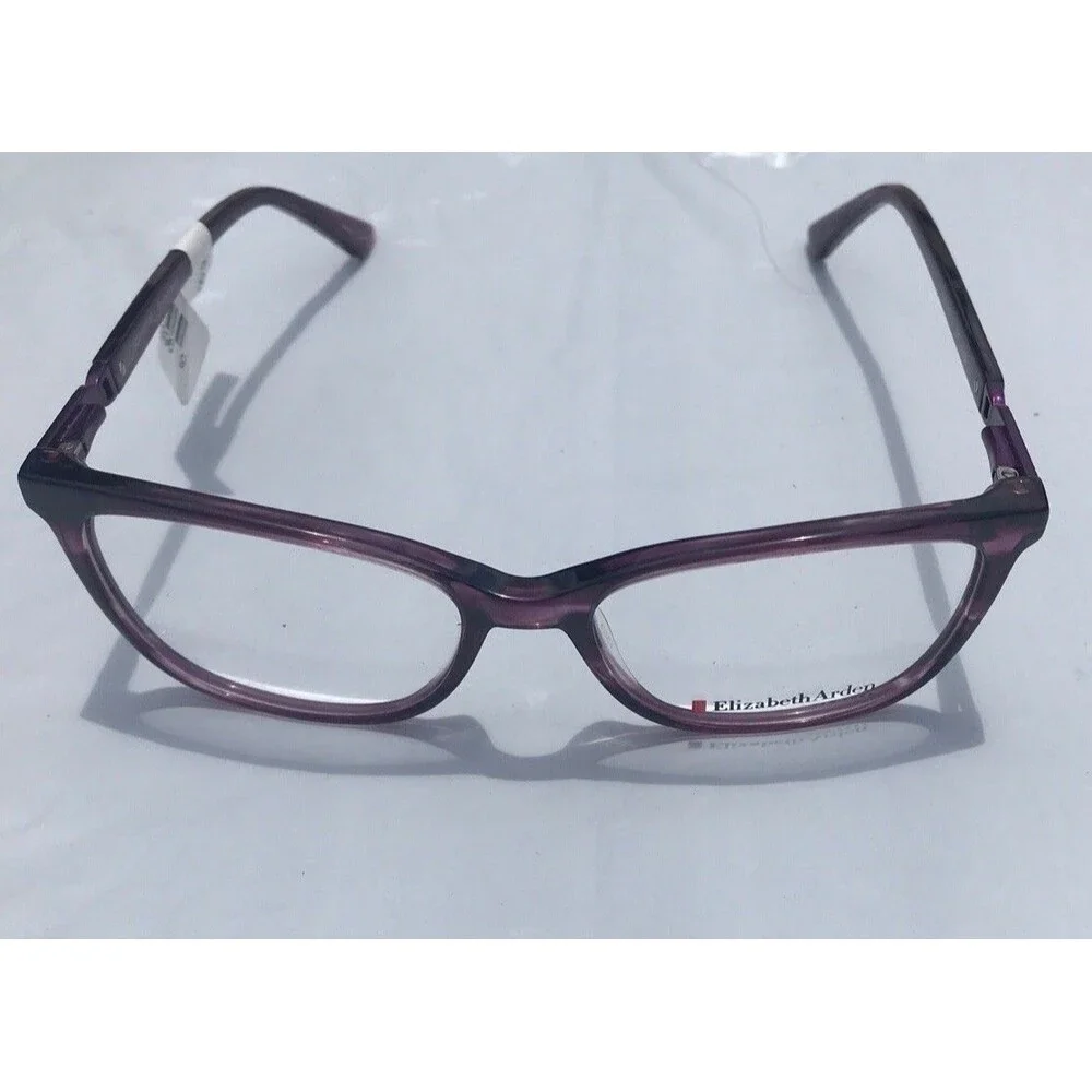 Elizabeth Arden Eyeglass Frame EA1201-2 Women Purple Tortoise Cat Eye 52-16-140